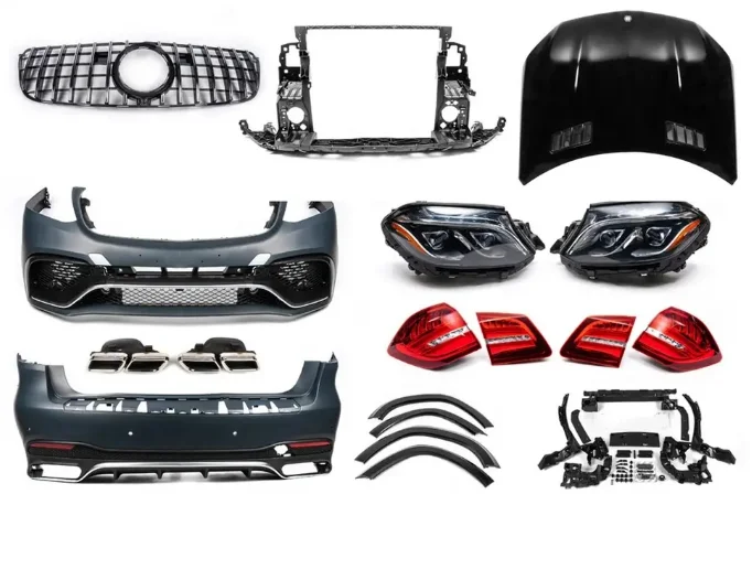 Veľkoobchodná súprava automobilov pre súpravu GLS x166 Body Kit pre GLS X166 pre AMG Body Kit pre príslušenstvo Mercedes Benz CAR