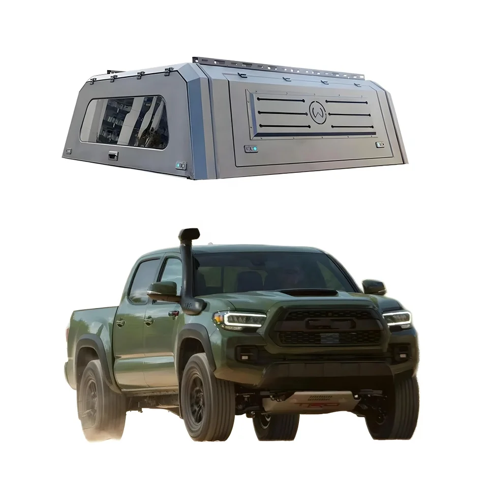 Veľkoobchodná továreň Horúca predaja vodotesného nákladného vozidla Špeciálne vrchlíky Canopy Topper Camper Hardtop Camping pre Tacoma 6ft