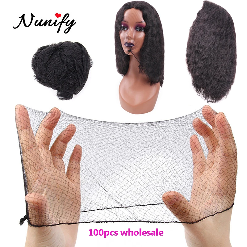 Veľkoobchodné jednorazové 5 mm nylonové vlasové siete pre buchty čierne tanečné kaderníky pre ženy stylingový náradie Elastic Parochňa siete 100ks