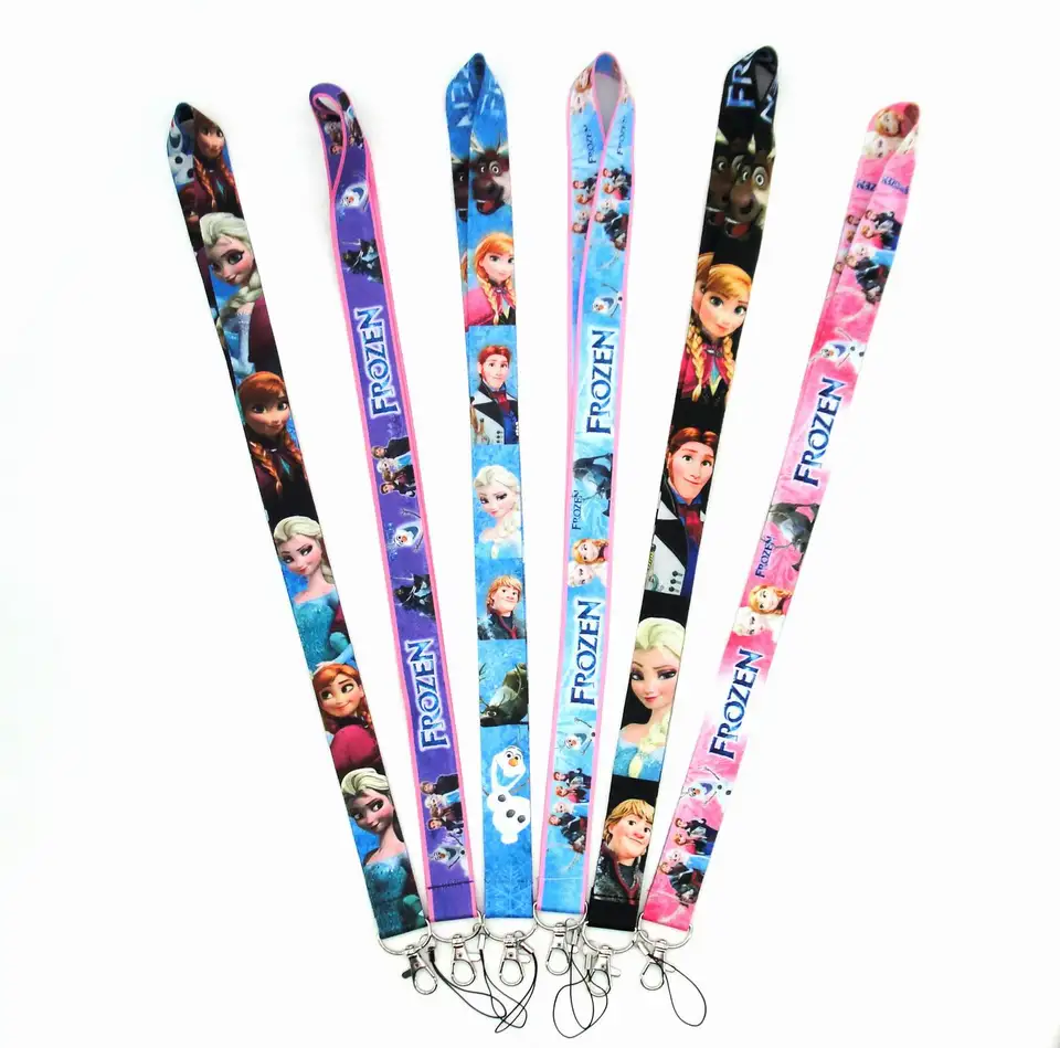 Veľkoobchodník nový pop Mart Disney Frozen Key Lanyard ID Držitelia odznakov Ziela