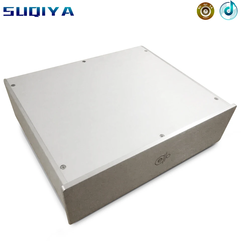 Veľkosť: 400*90*308 mm Cello Cello Full Hliníkový výkonový zosilňovač podvozok/podvozok AMP/predpätie podvozku/DAC Decoding Chassis/DIY AMP puzdro