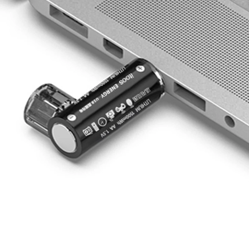 Veľká kapacita 1,5 V AA 1500 mAh USB nabíjateľné AA batérie USB lítium iónovej batérie pre hračku myši na klávesnicu myši