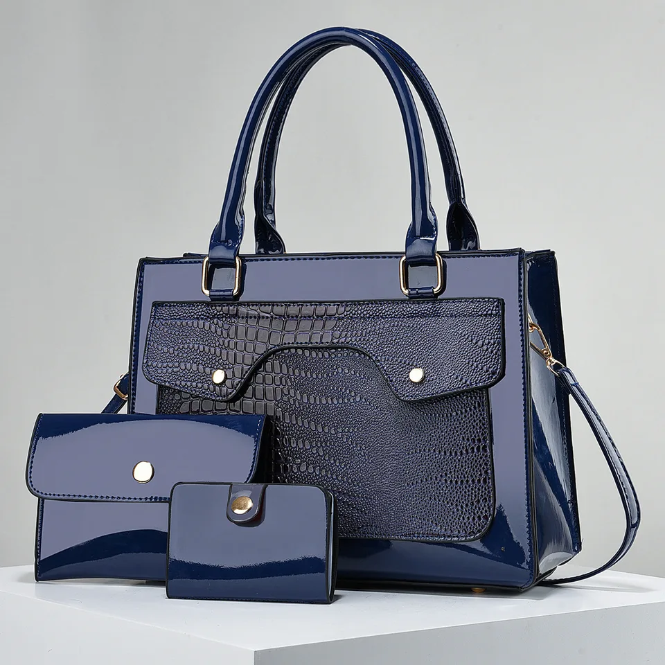 Veľká kapacita svetlá koža Dámska taška