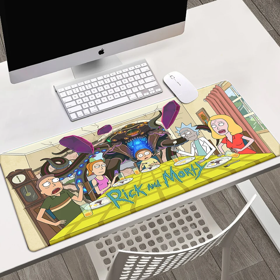 Veľká myšacia spad xxl sci -fi animácia myši Mouse Pad Keyboard Gaming Accessory Office počítač PC PC Gamer Laptop Desk Mat