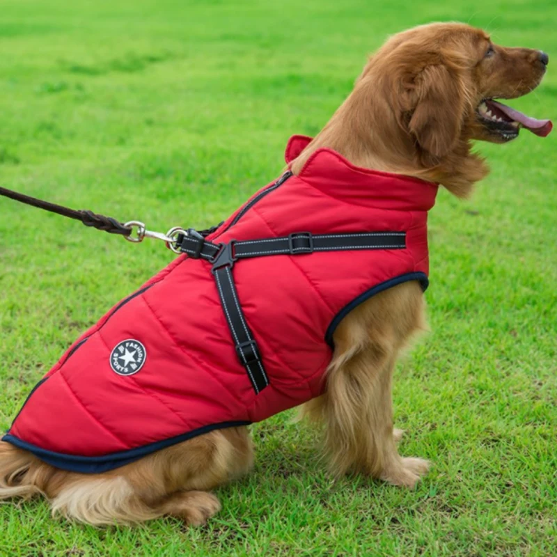 Veľká psová bunda zimná bunda domáce zviera teplé psie oblečenie pre labrador vodotesné veľké psie kabát chihuahua