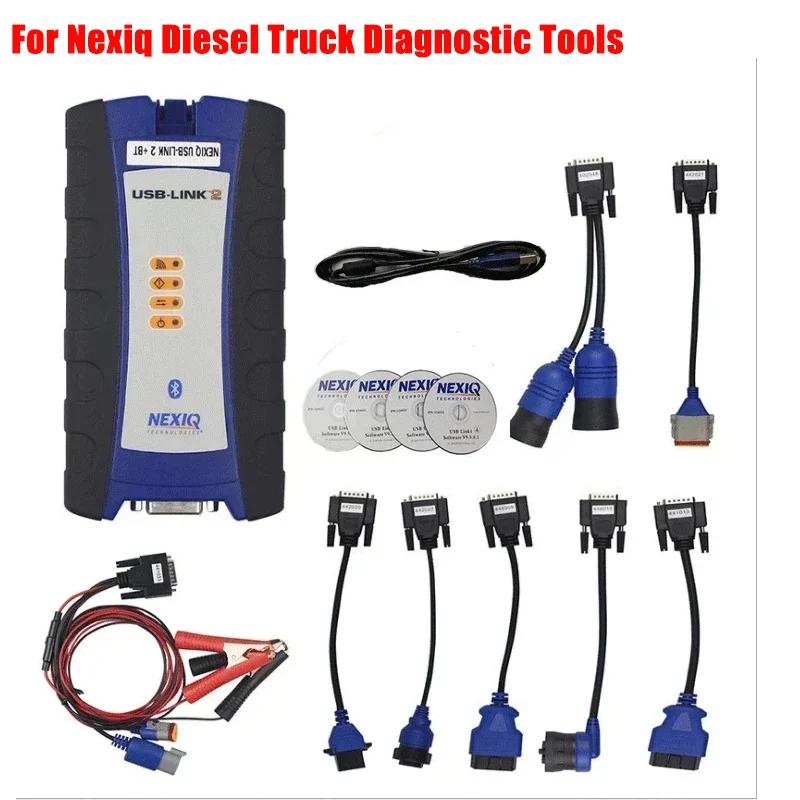 Veľká továreň USB Nexiq-2 125032 Link Bluetooth Truck pre Vol-Vo Isuzu USB Link Diagnostický ťažký cummins Hino Hino