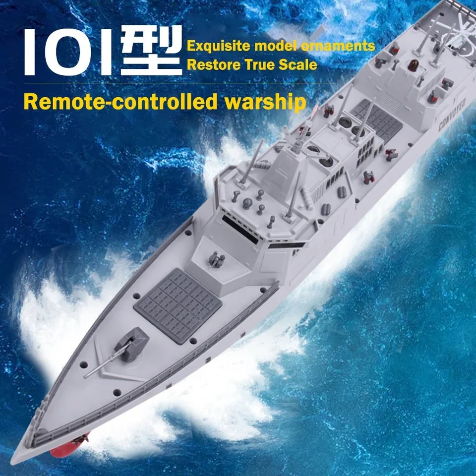 Veľká veľkosť diaľkovo ovládaná bojová loď Battleship Warship 2,4 GHz Interaktívna interaktívna hračka Interiér Interiér dekorácie Zberateľstvo