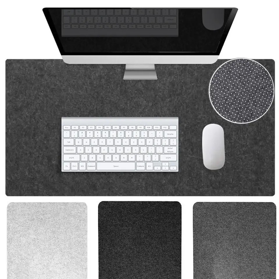 Veľká vlna plstená podložka Mouse Pad Domov Office počítačový pracovný stôl Protect Laptop Table Mon nekĺzavá klávesnica Myši rohožné herné príslušenstvo