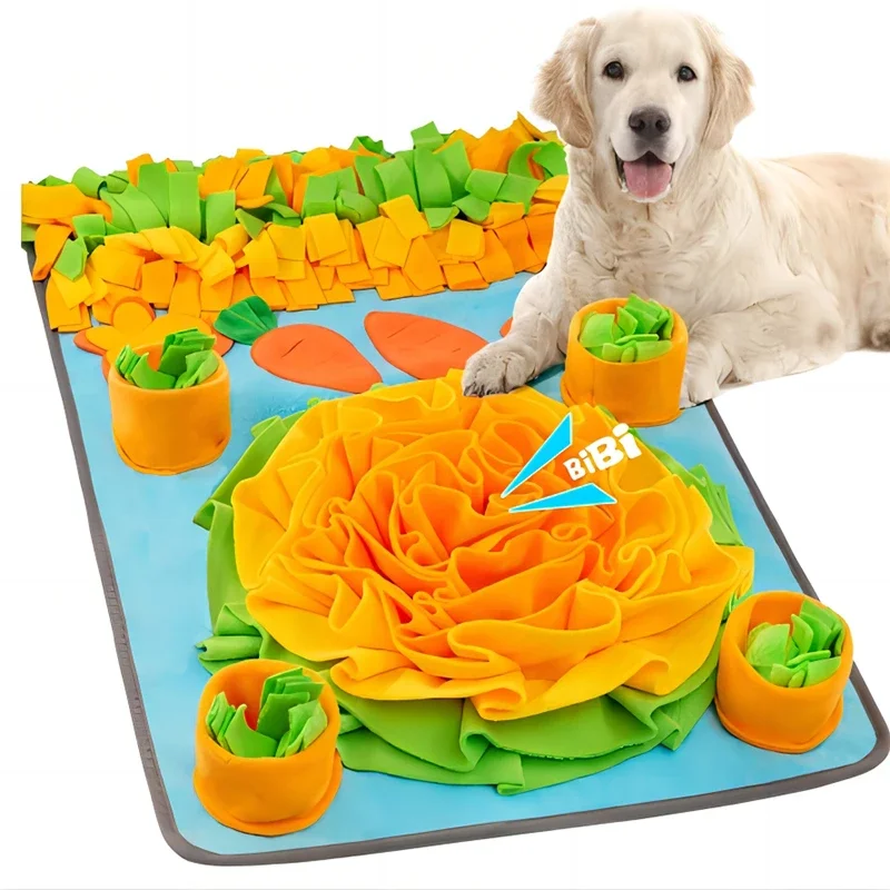 Veľké domáce zvieratá Mat Interactive Dog Toy Sniff and Dreal Mat pre psov podporujú stimuláciu vhodné pre všetky plemená psie rohož