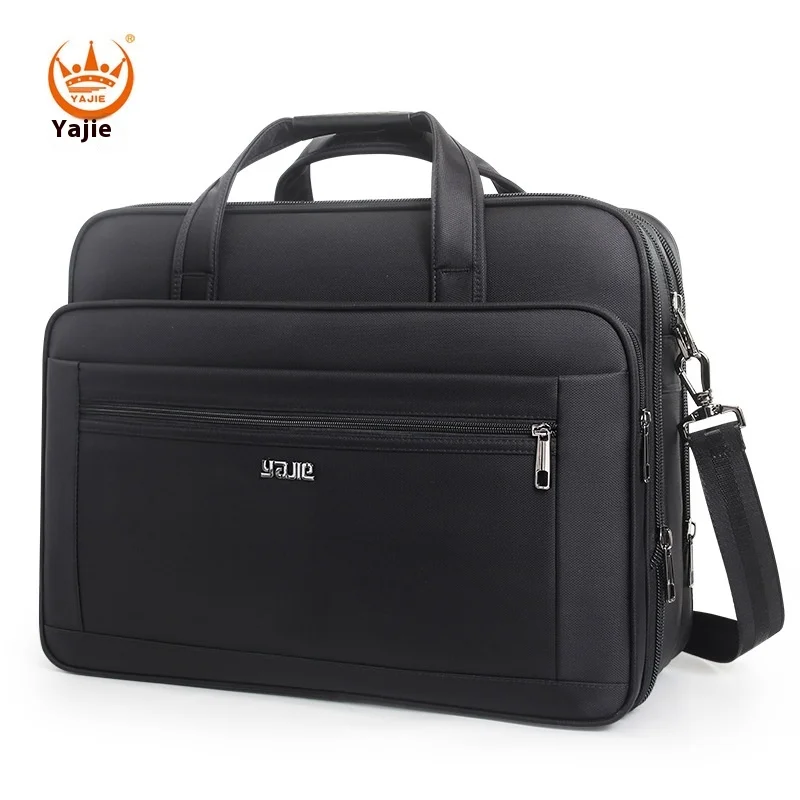 Veľké kufríky pre mužov Canvas Tote Bag 15,6 palca 17 palcov 19 palcov prenosné puzdro Pracovné vrecká Office Messenger Bag