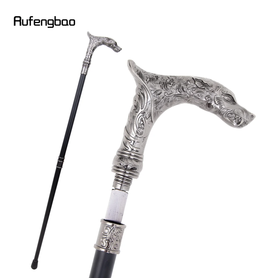 Veľké zuby Wolf Wolf Stick so skrytými taniermi sebaobrana móda trstiny halloween cosplay crosier upírová tyčinka 93 cm