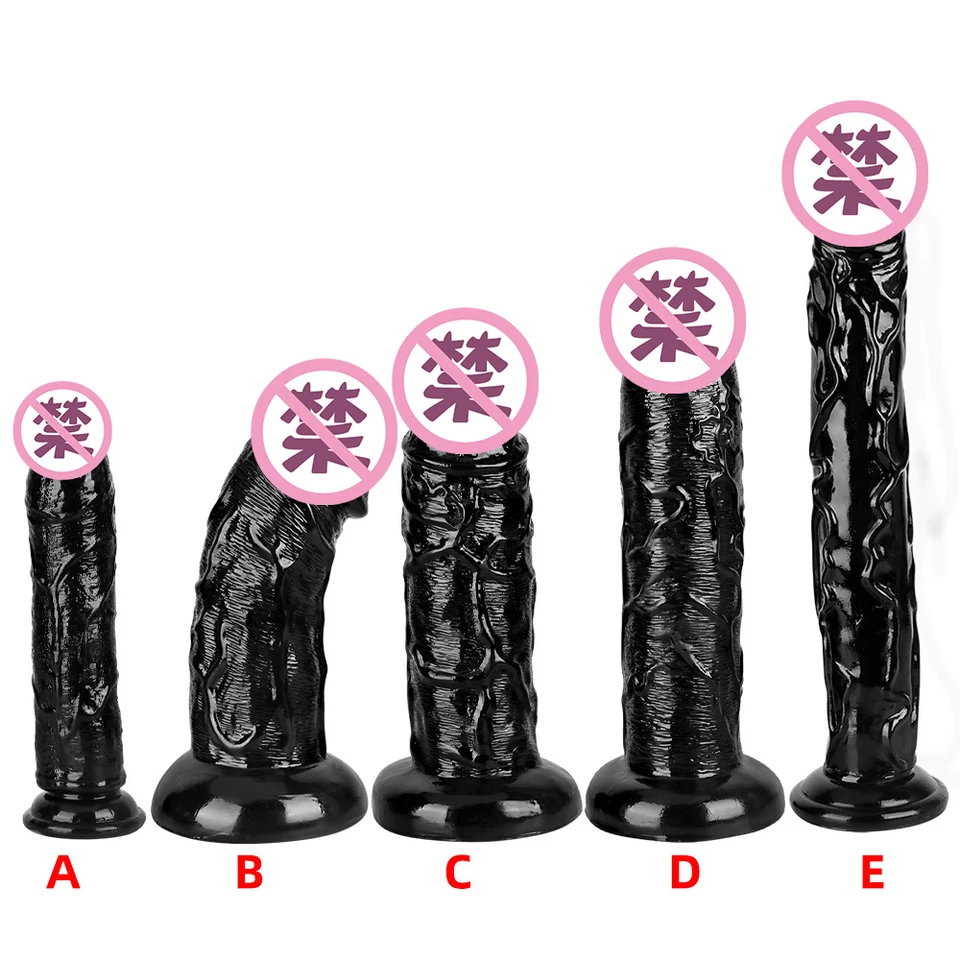 Veľký a malý penis super veľký hrubý a dlhý čierny obrie napodobenina dildo análny masturbácia
