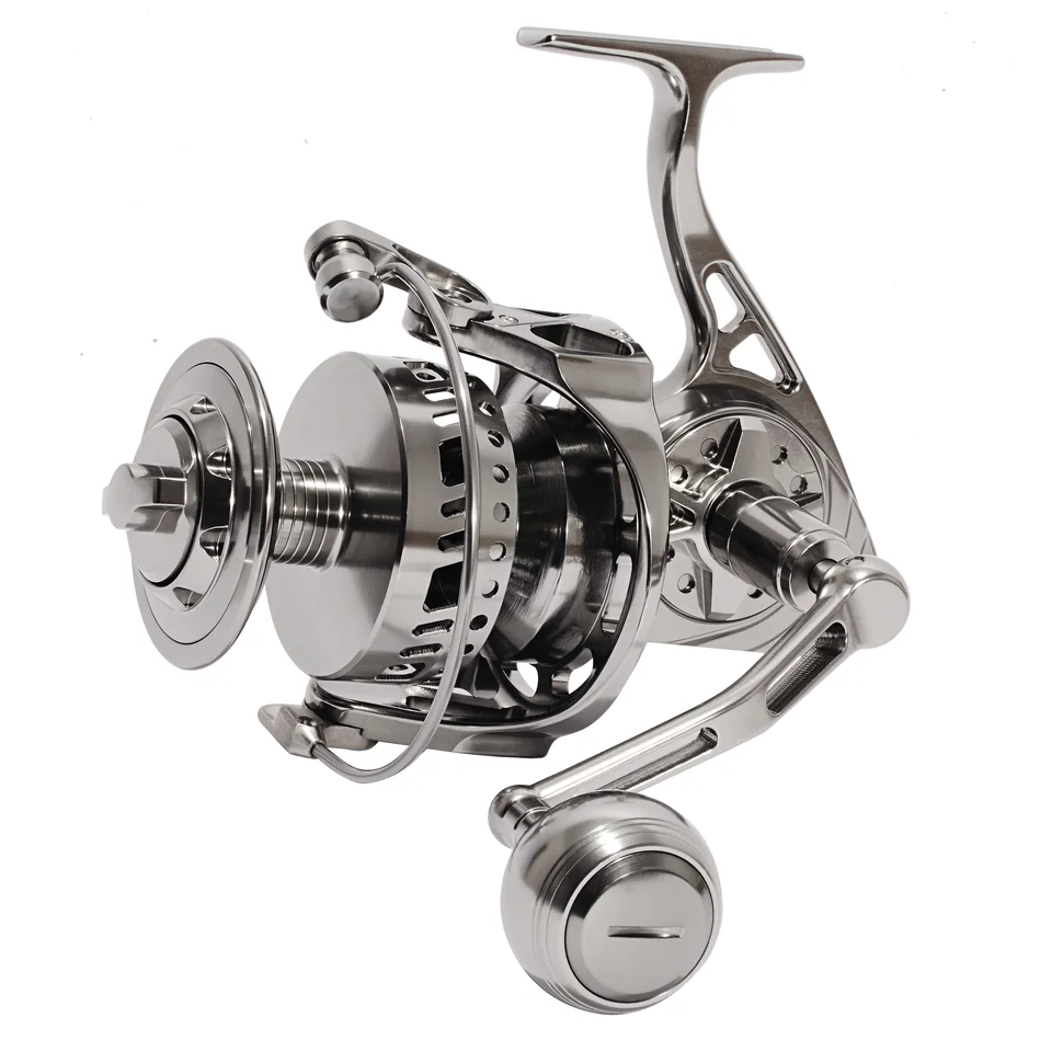 Veľký CNC opracovaný plnohodnotný slaný voda rybárska cievka 77lb Drag 7000 Long Casting Big Game Boat Offshore Surf Fishing