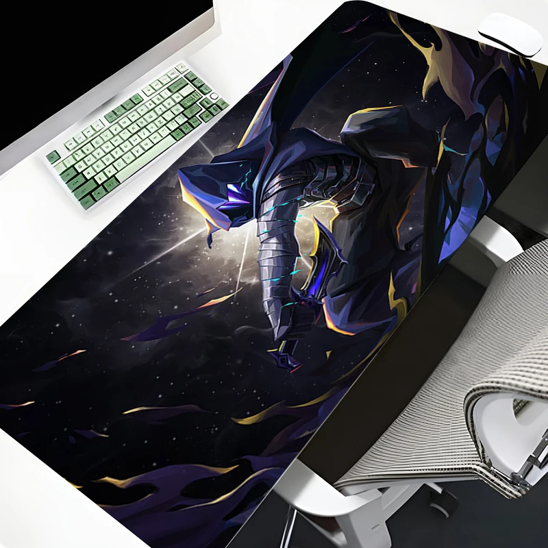 Veľký hráč XXL Klávesnica Mat Valerant Omen Anime MousePad Gaming Accessories Veľký stolový podložku prenosné podložky Gumový koberec Mausepad
