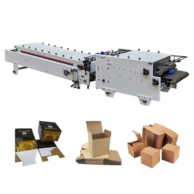 Veľký sortiment automatické tuhé cukrárske boxy rohový pastingový stroj s nízkou cenou Karton Pastačný stroj Vytváranie výroby strojov