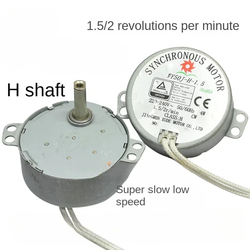 Vežový ventilátor Elektrický ventilátor oscilujúcej hlavy synchrónny motor TY50J-H-1.5 (H Typ plochý hriadeľ)