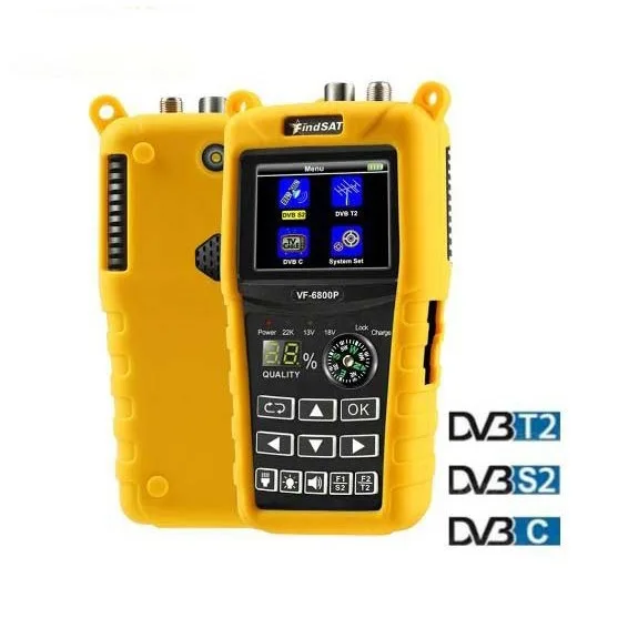 VF-6800P HD Digitálna satelitná televízna televízia Combo Combo Support DVB-T2/DVB S2/DVB C SAT Finder Meter PK V8 Finder 2 V9 V10 PRO