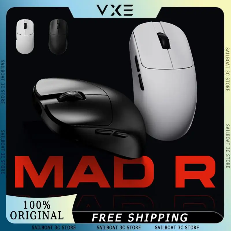 Vgn vxe Mad r hlavné bezdrôtové myš 8k 2-režim PAW3950 Senzor s nízkou latenciou Lightweight FPS ergonomická vlastná e-športy herná myš