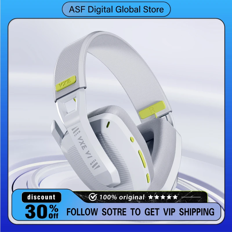 Vgn vxe nová siréna v1 duálny režim bezdrôtového bluetooth headset fps headset headset s nízkym latenciou ľahký počítač E-Sports herné slúchadlá