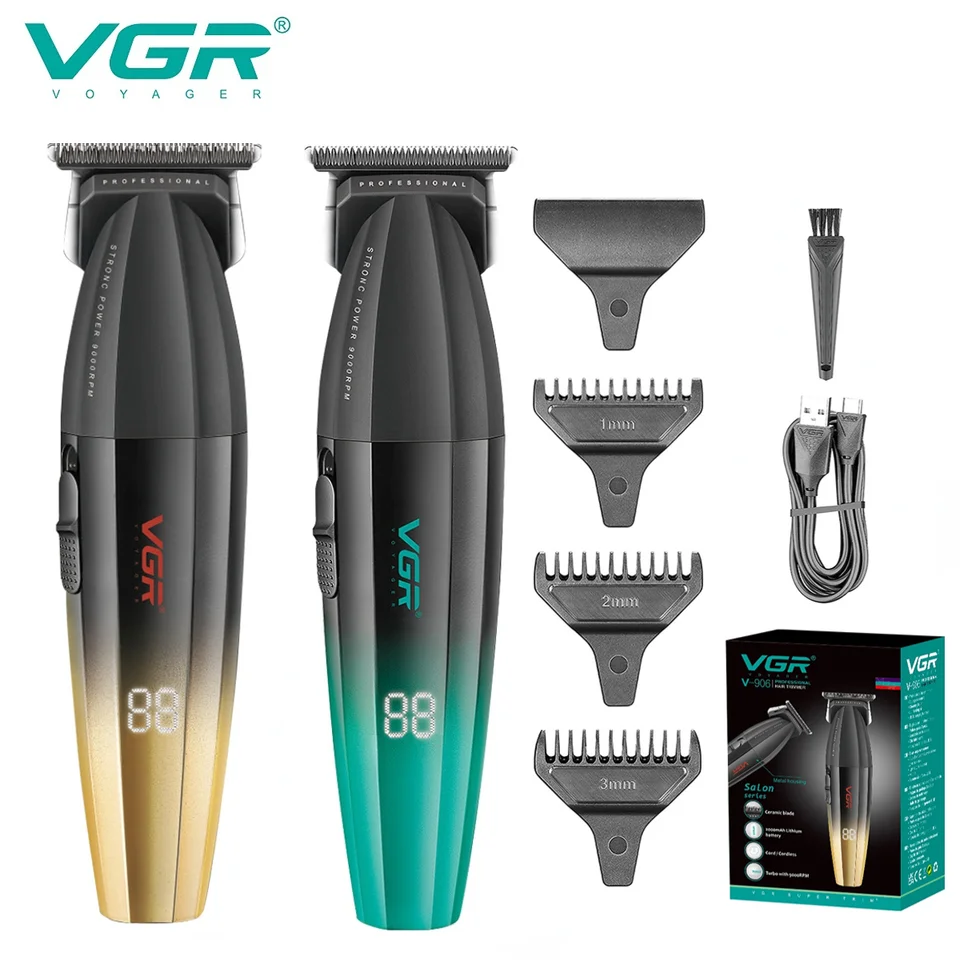 VGR Hair Clipper Profesionálny zastrihávací holič nabíjateľný stroj na strihanie vlasov bezdrôtový strihový strih