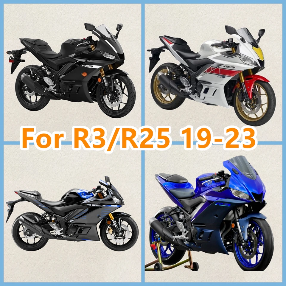 Vhodné na rok 2019 2020 2021 YZFR3 YAMAHA R25 2022 2023 ZXMT Motorcycle Fairing Kit 19 20-23 YZF-R3 YZFR25 ABS PLASTOVÁ KOSTORSKÁ KOSTORSKO