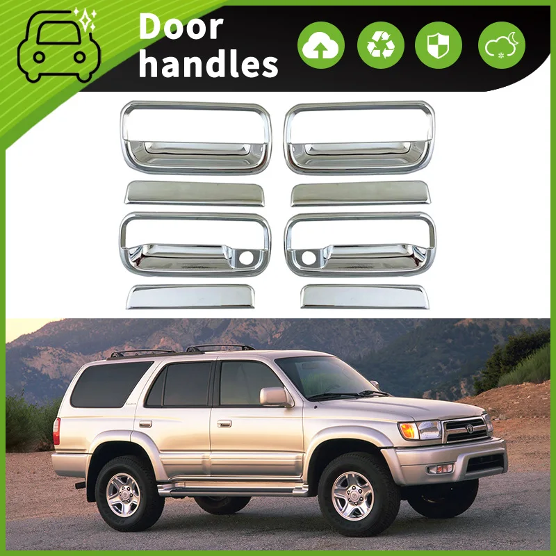 Vhodné pre 98-02 Toyota Hilux Surf N180 Dvere Dvery Rukoväť rukoväte dekoratívna záplata