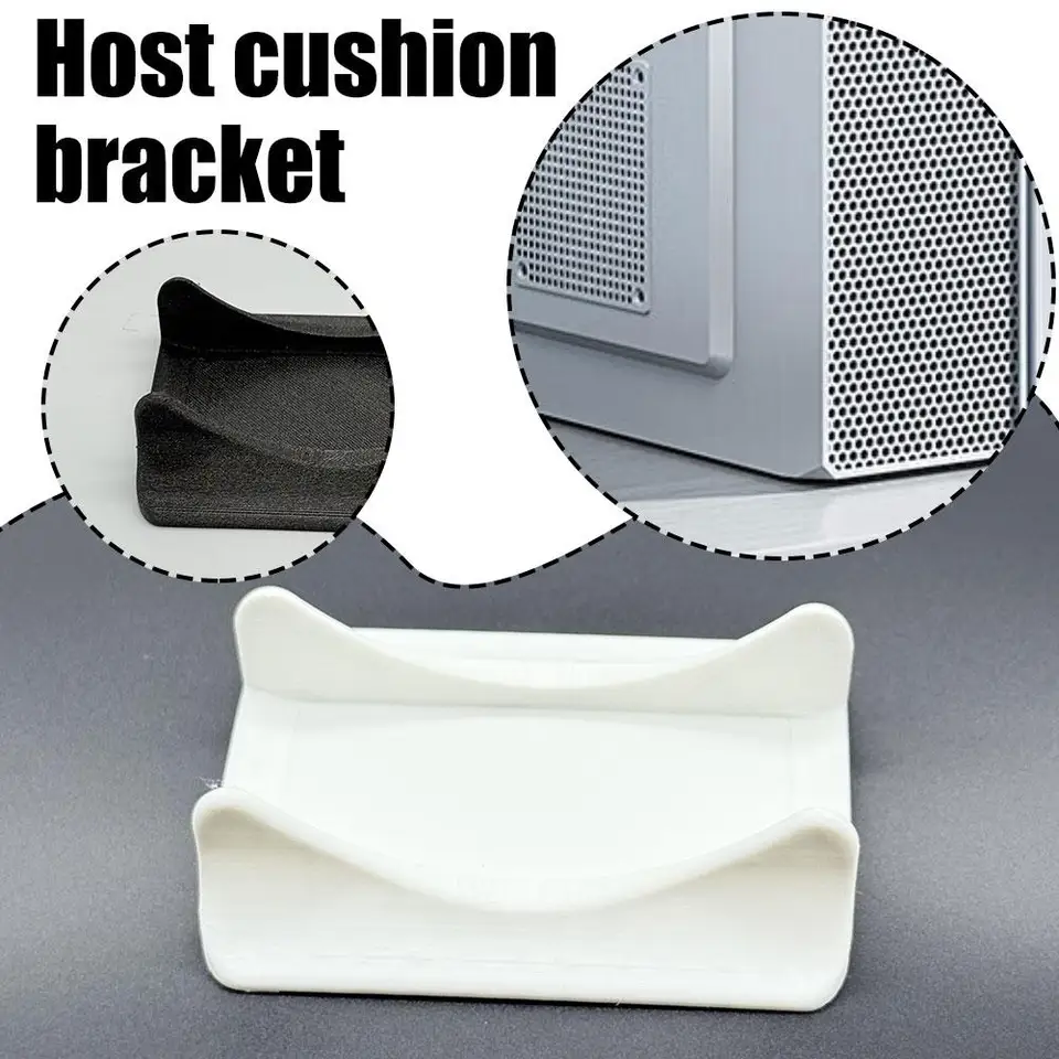 Vhodné pre Apple Mac Mini M4 Desktop Vertikálne stojan na spodnú časť nekĺzavého priestoru, ktorý sa ľahko nainštaluje Mac Mini M4 Storage Rack P9K1