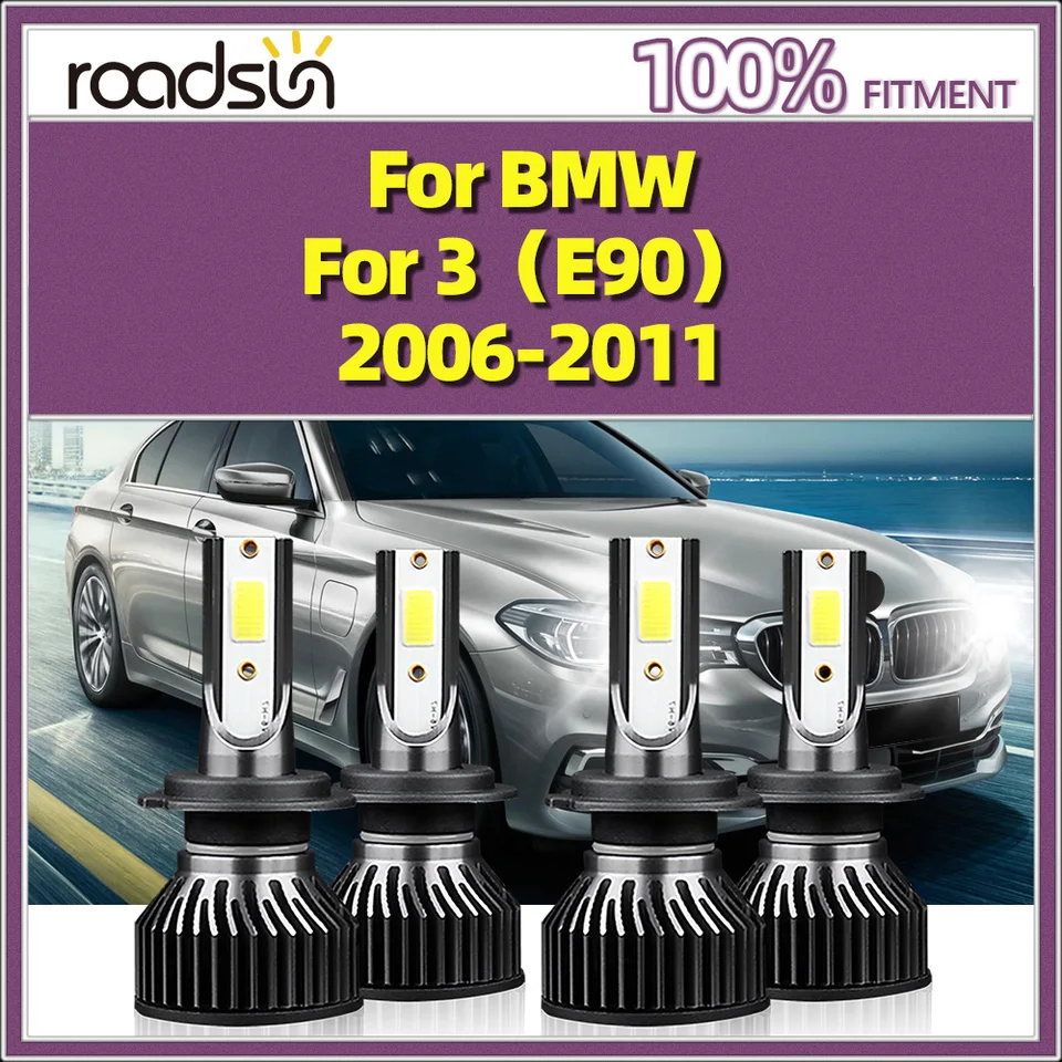 Vhodné pre BMW 3 (E90) (2006-2011) Lampy H7 H7 HI/LO LEAM LAMPS 24000LM/DIEY 6000K Biela Super Bright Svietička Hnacie žiarovky