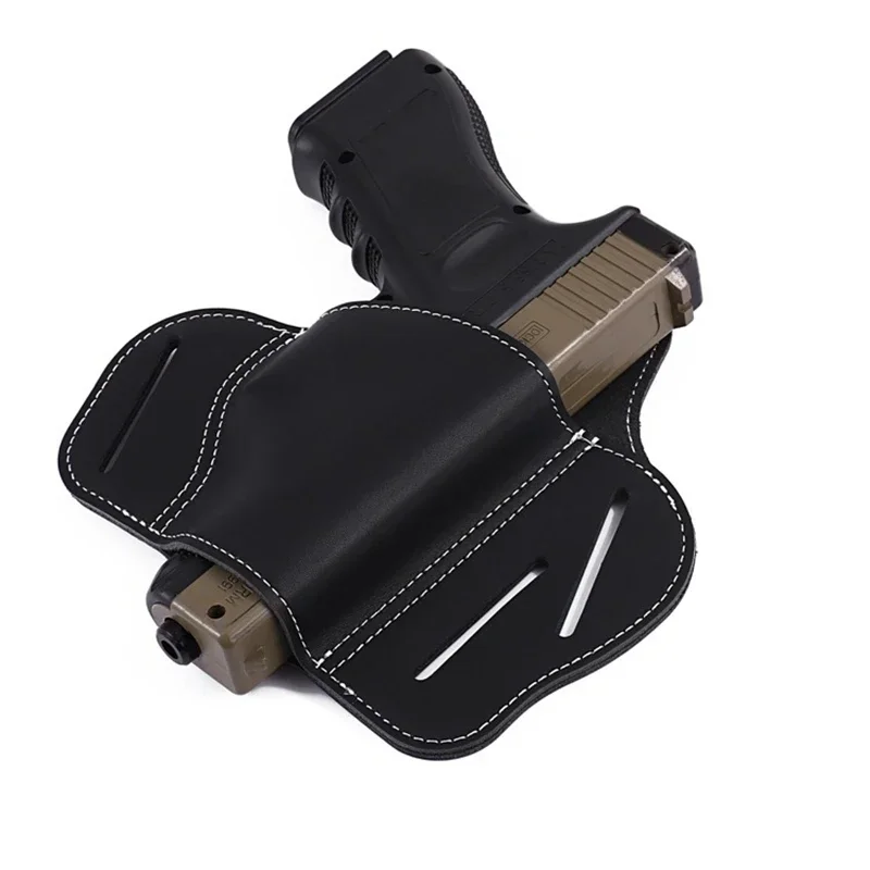 Vhodné pre Glock 17 19 22 23 Sig Aisser P226 P229 Ruger 92 M92 Kožené skryté pištoľové vybavenie pištole