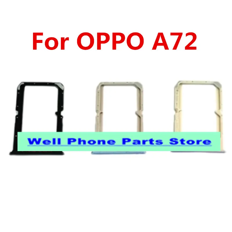 Vhodné pre kartu Oppo A72, puzdro na kartu, držiak karty SIM, čierny
