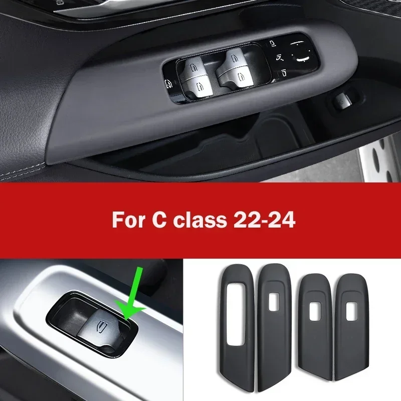 Vhodné pre Mercedes-Benz C GLC W206 X254 Automatické diely Dvere a okenný sklenený výťahový kryt Kryt dekoratívny rámec kožený rámec