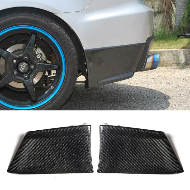 Vhodné pre Mitsubishi Lancer Evo x uhlíkové vlákno zadné sukňa Bumper Winglet