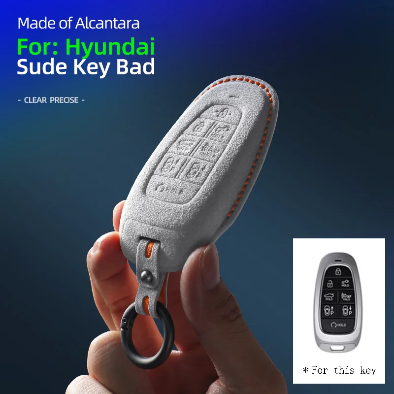Vhodné pre moderné modely Sonata Tucson IX35, zdobené Suede Keybag Alcantara