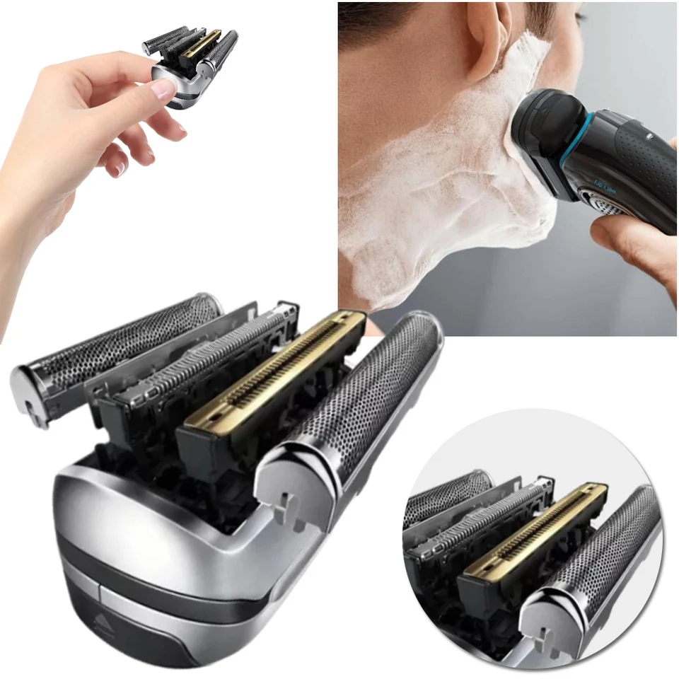 Vhodné pre náhradné čepele série Braun 9 Blades Razor náhradné diely Fóliová výmena elektrickej hlavy na výmenu hlavy