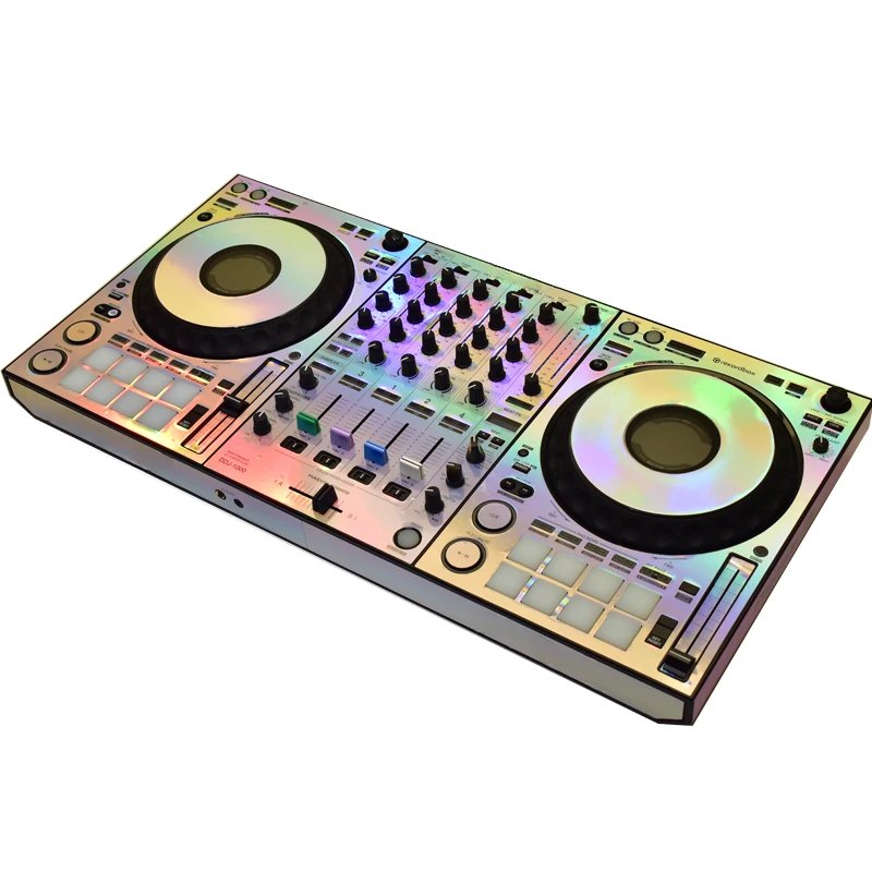 Vhodné pre Pioneer Film DDJ1000 Controllers, Digital DJ Dish Player, kože, laserové oslňujúce lesklé nálepky