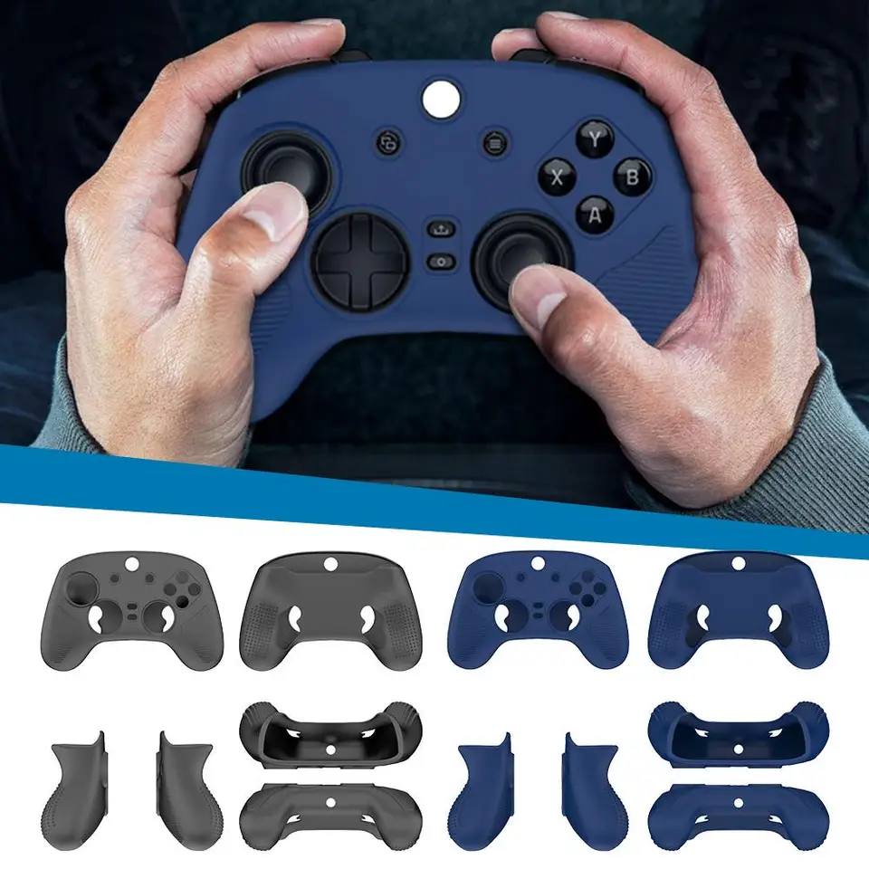 Vhodné pre Razer V3 Pro Gaming Controller Silikón Ochranné puzdro Anti Drop Pustodpusted Solid Color Simple N8V2