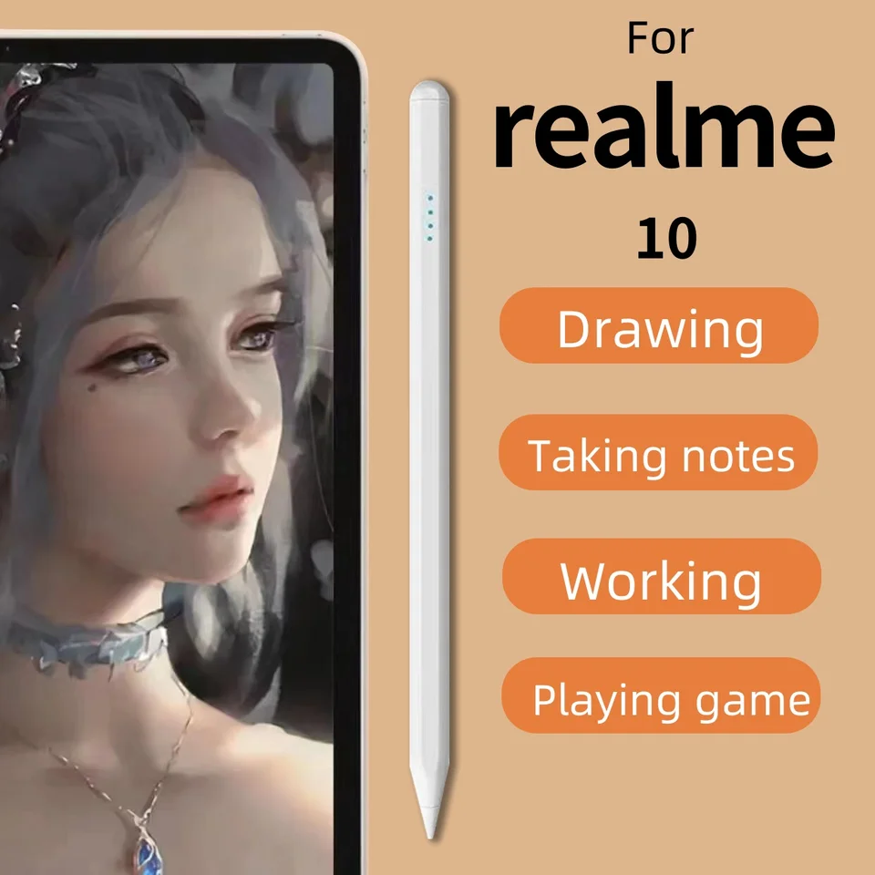 Vhodné pre Realme 10 Universal Stylus dotykovú obrazovku Pero kapacitné kreslenie úpravy pero dotykový pero stylus pero