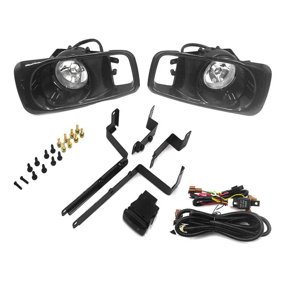 Vhodné pre roky 1999-2000 Honda Civic Ek JDM White Lens Hnacie hmlové svetlá w spínač RH &