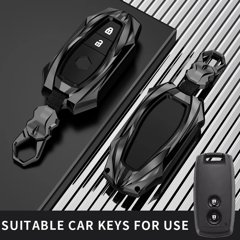 Vhodné pre Suzuki Car Key Case Cover Cover Ring Retial Držiteľ puzdro Ochrana Swift Grand Vitara Sx4 Scorss XL-7 Kuyucha Sch4