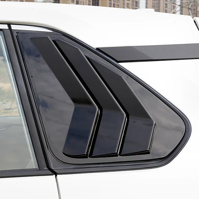 Vhodné pre Toyota RAV4 2019-2023 Leskované čierne zadné okenné žalúzie RAPS RAPS ORIS TIM 2KS
