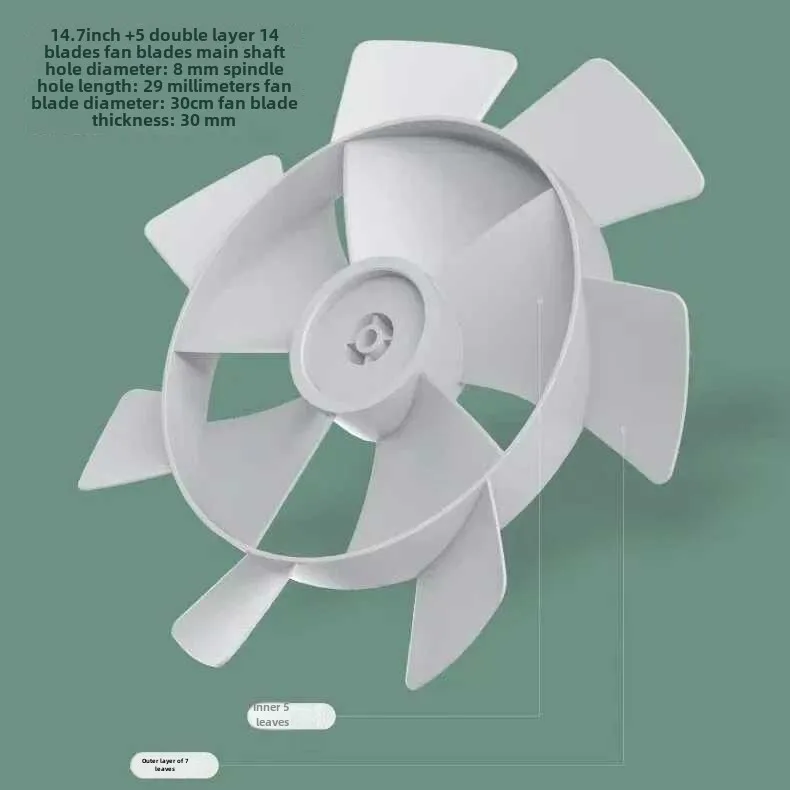 Vhodné pre Xiaomi Mijia DC Inverter Floor Fan 2 Blades BPLDS02DM Domácnosť Elektrický ventilátor Blade príslušenstvo