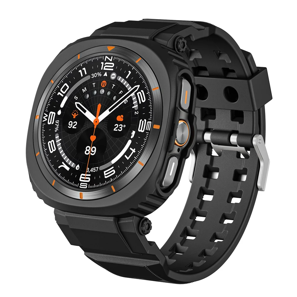 Vhodný pre Samsung Galaxy Watch Ultra 47 mm jednodielny remienok TPU s jemným a priateľským na zápästie