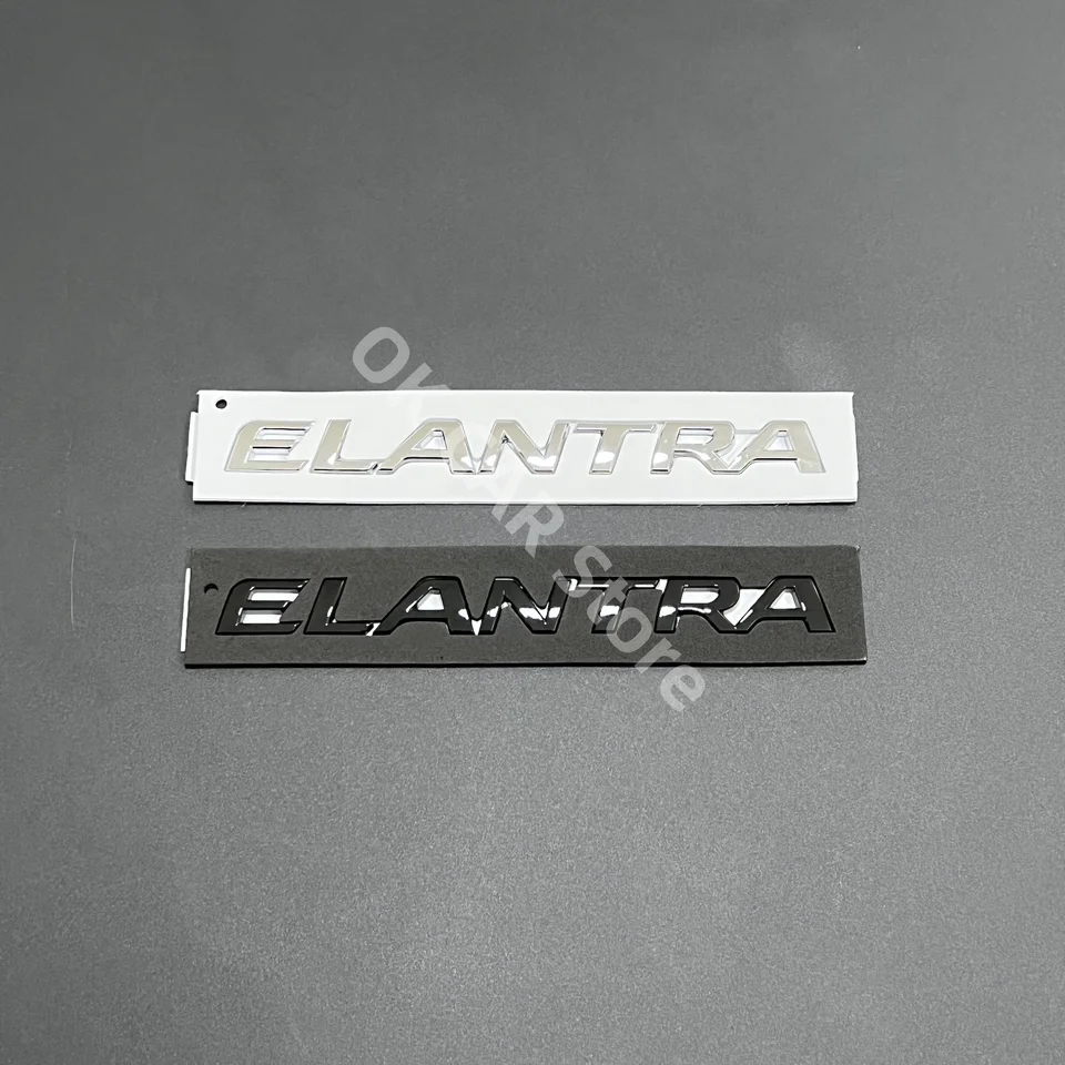 Vhodný pre znak Elantra Zadný automobil Hyundai Black Elantra Trunk Car Emblem Modification Odznak