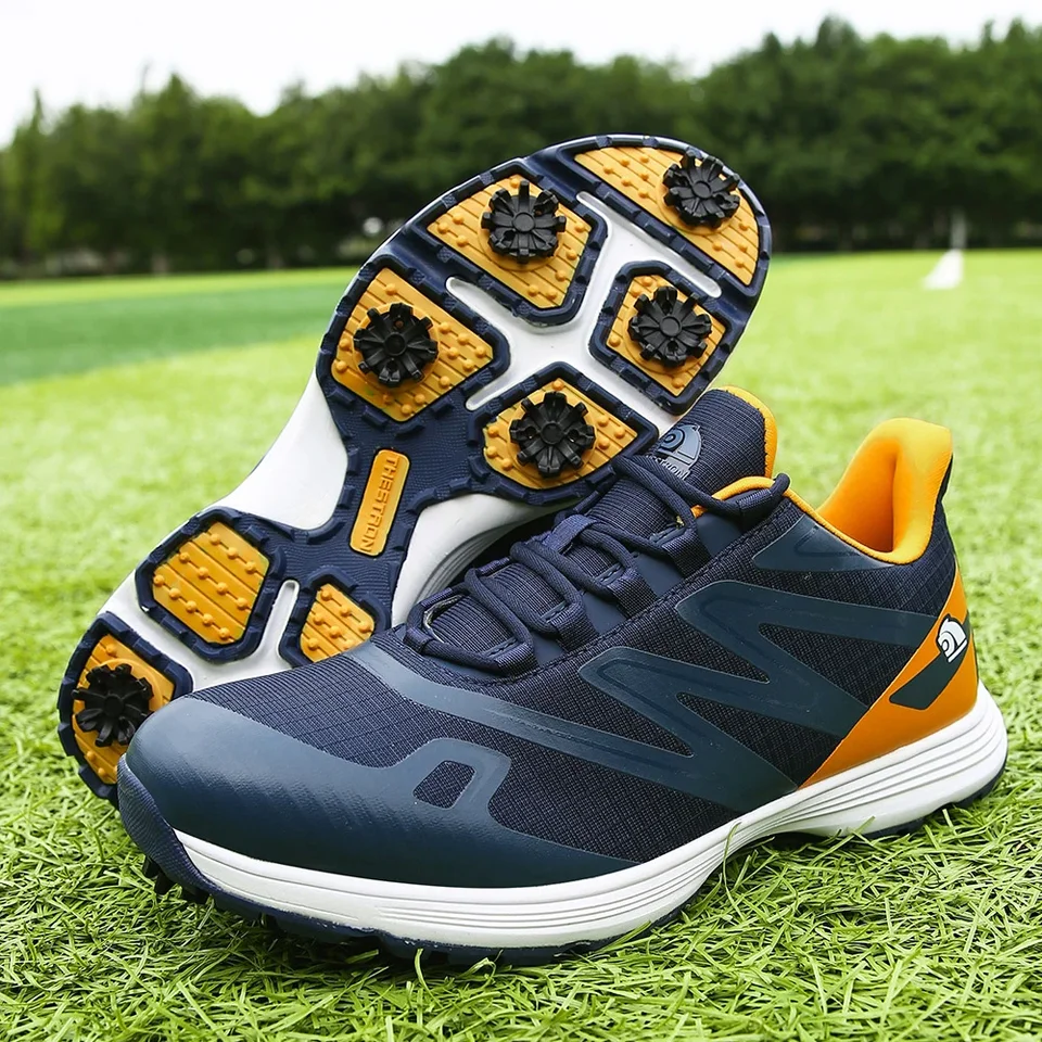 Viac ako veľkosť 39-48 Golf Golf Sneakers Blue Male Male Profesionálne atletické školiace topánky golfistov Spring letné vonkajšie golfové topánky