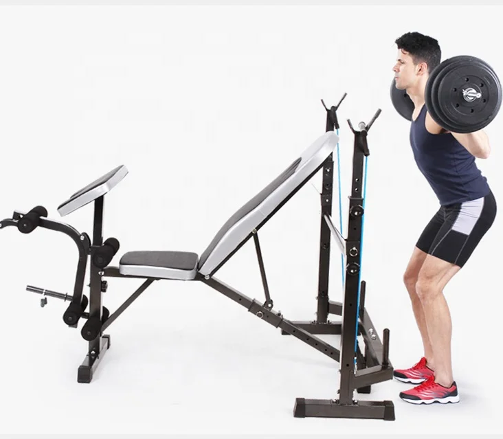 Viac funkcia Lavička Press Hmotnica Living lôžko domáca telocvičňa fitnes nastaviteľná posteľ