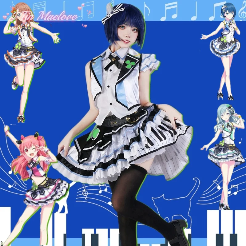 Viac projektu Jump Cosplay Project sekai farebné pódium feat costum kiritani haruka hanasato minori momoi airi hinomori shizuku oblek