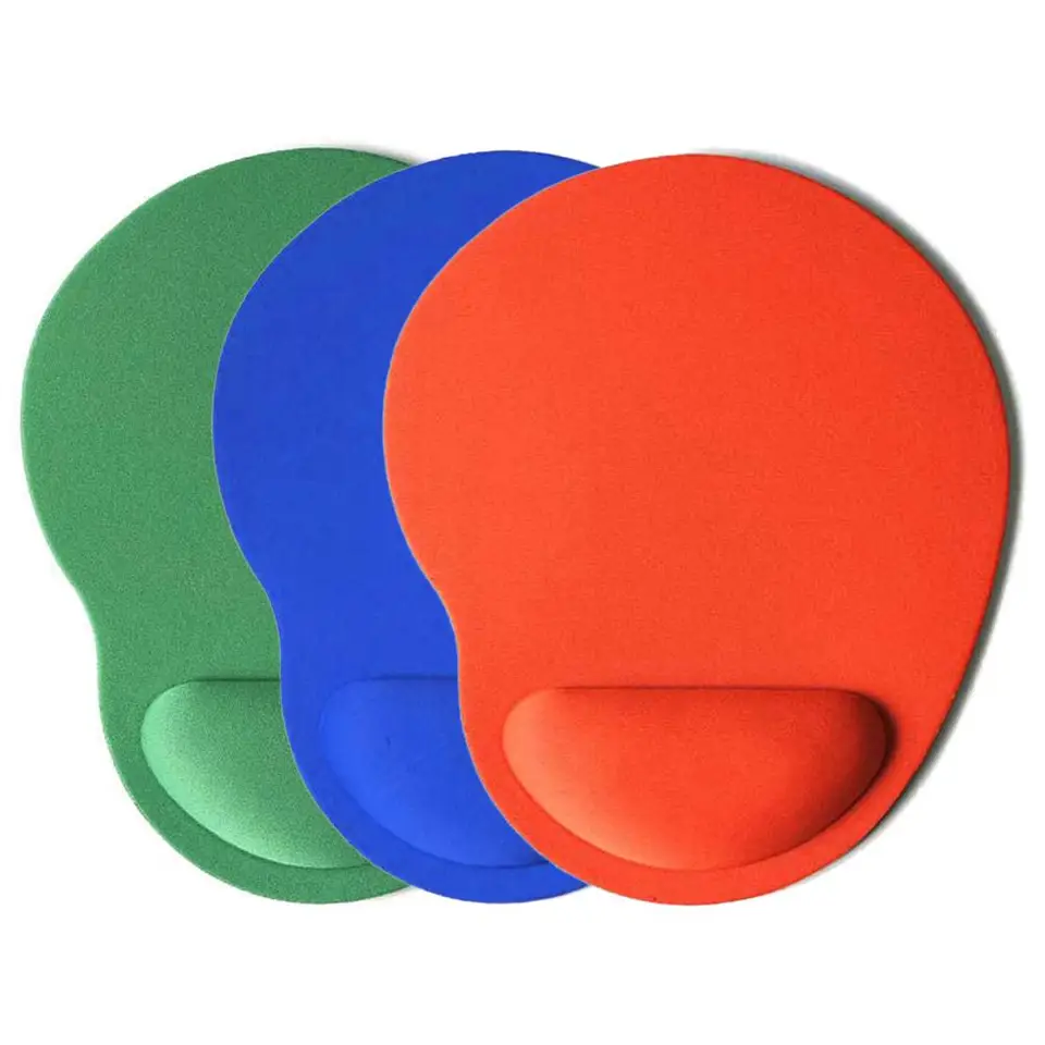 Viacfarebná univerzálna kancelária MousePad Gel Gel Podpora zápästia Ergonomické pohodlie mäkké elastické herné plochy