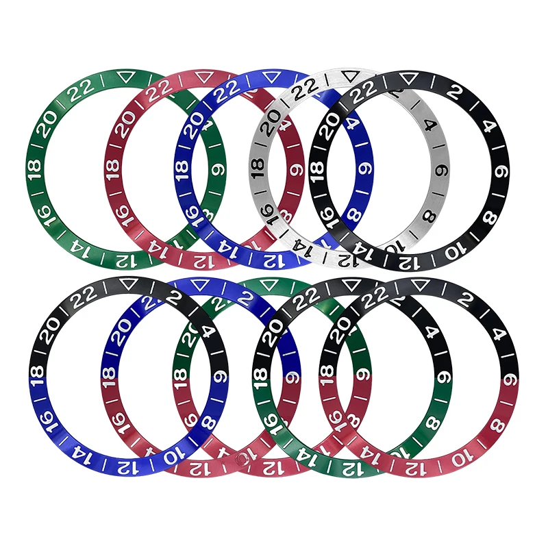 Viacfarebné 38 mm vysoko kvalitné kovové hodinky Záložník Vložka zavádza seiko skx007 SKX009 SRPD Sub Men Hodinky výmenné diely