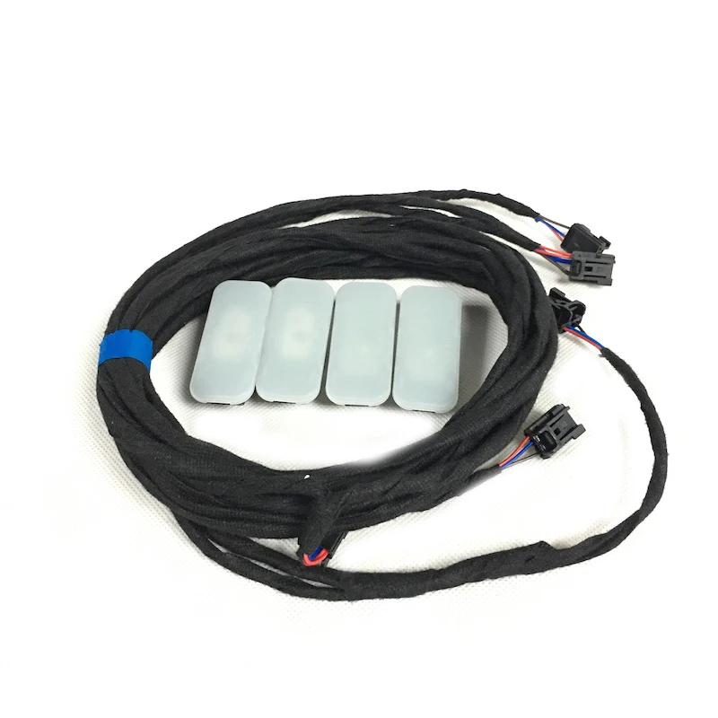 Viacfarebné drôty ľahkých farieb Footwell pre VW Passat B8 Golf 7 Mk7 7.5 Tiguan Mk2
