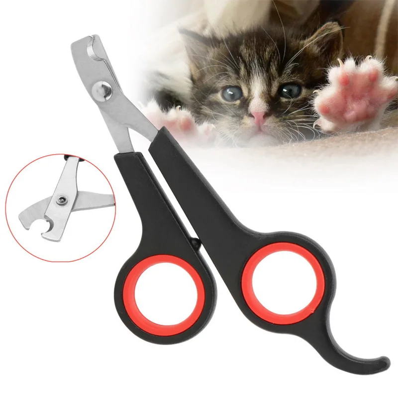 Viacfarebné pet na nechty Clippers Nožnice pre psie mačka starostlivosť o nechty na nechty z nehrdzavejúcej ocele